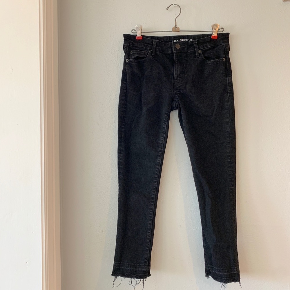 GAP Girlfriend Black Jean Skinny Capris